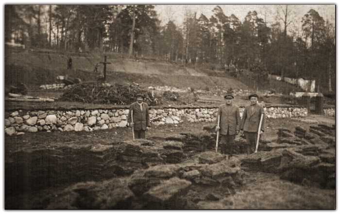 Kapsētas paplašināšanas darbi 1935-1936.g.